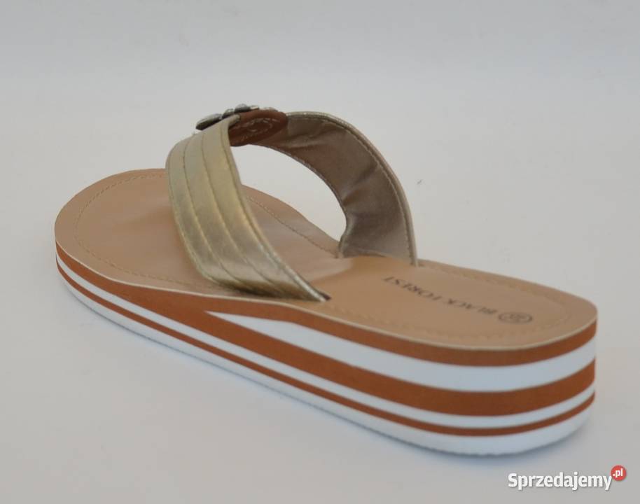 Damskie złote japonki rozmiar 37 mazowieckie Żyrardów