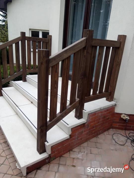Balustrada drewniana Balustrady i barierki wielkopolskie Gniezno