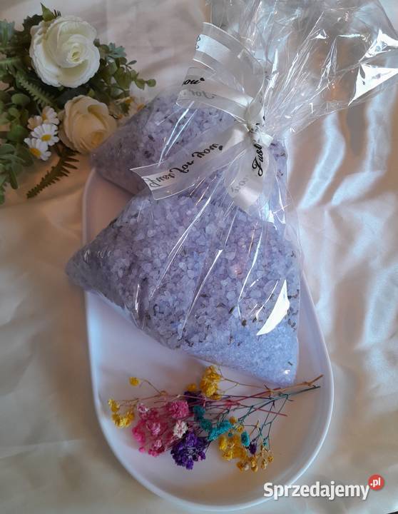 Błyszcząca morska sól do kąpieli ręcznie robione Kozienice