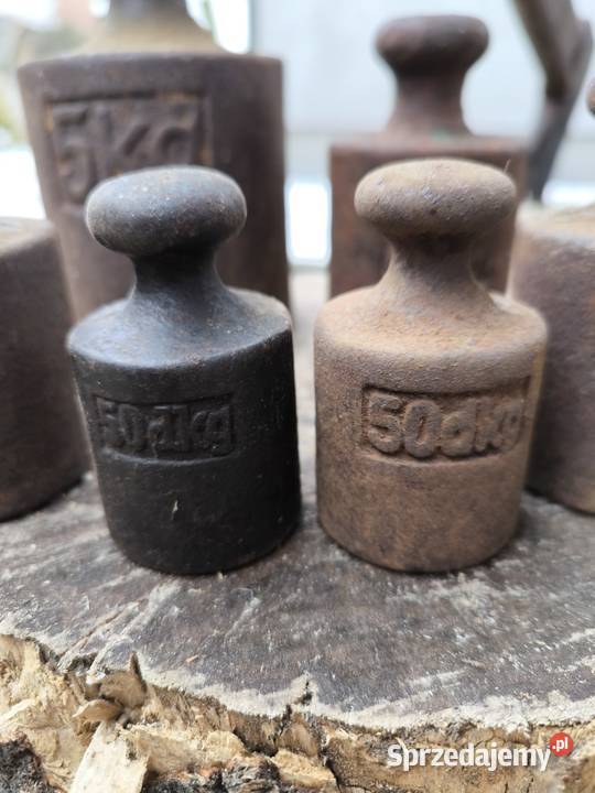 Odważniki z dawnych lat produkcji lata 60te 6 Radomsko