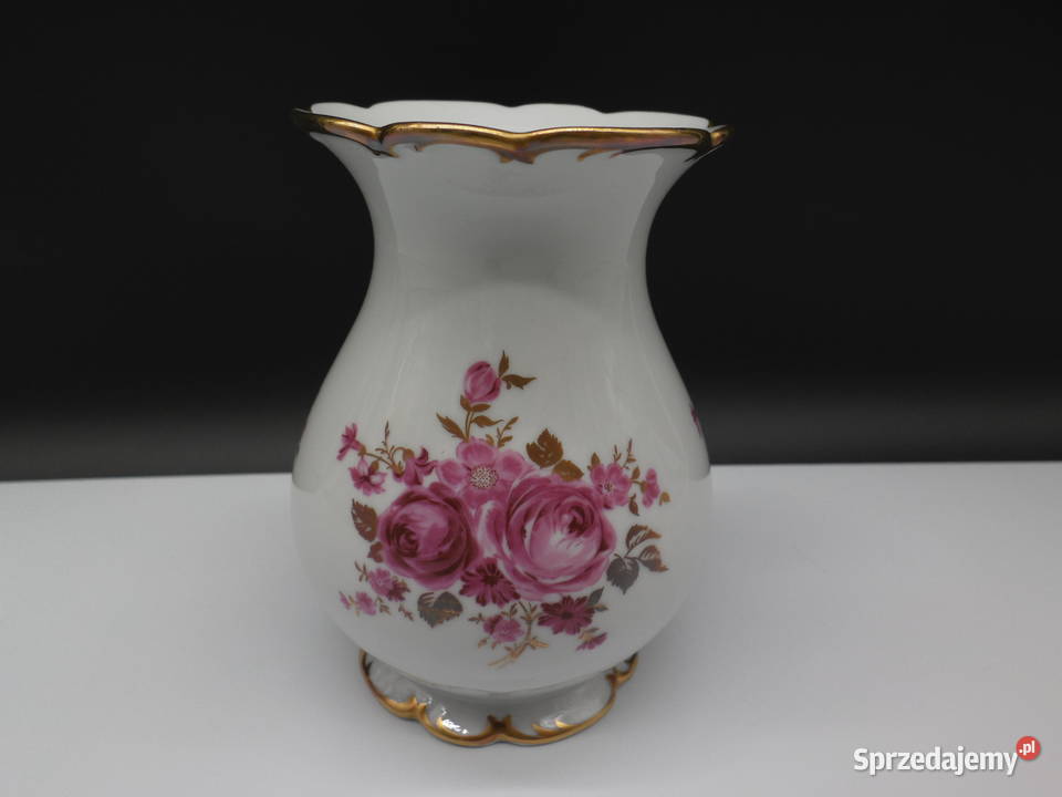 Porcelanowy wazon firmy Wallendorf Porcelana i szkło Raszków