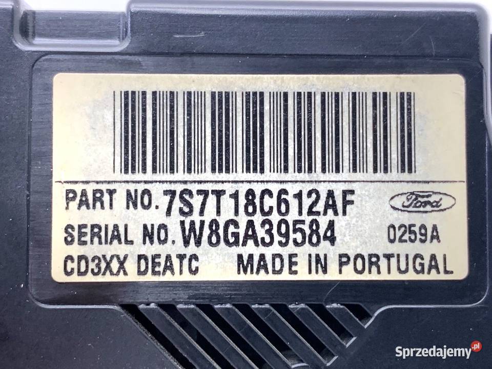 PANEL STEROWANIA NAWIEWU FORD MONDEO MK4