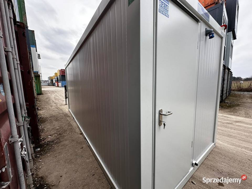 KONTENER BIUROWY SOCJALNY SZATNIA 256 NOWY Biuro Wrocław sprzedam