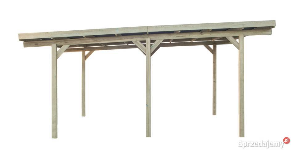 Wiata garażowa drewniana 3x5m pleksa Wooder lubuskie Zielona Góra sprzedam