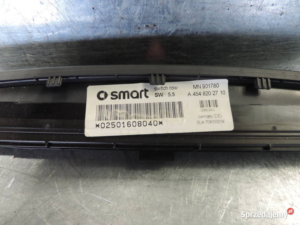 PANEL PRZEŁĄCZNIK ŚWIATEŁ AWARYJNYCH SMART Rok produkcji 2005 Nowy Sącz