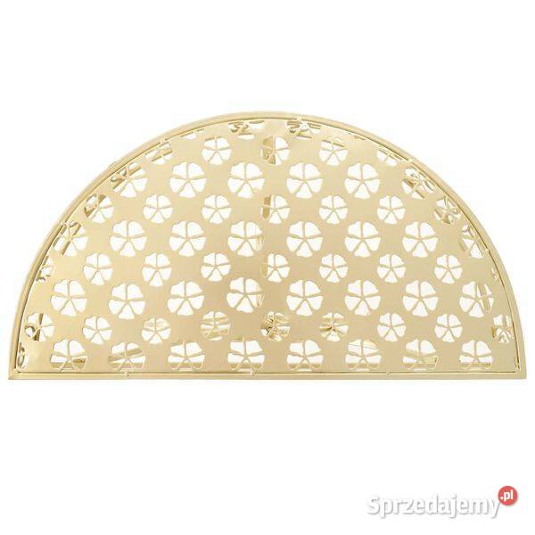 vidaXL Półokrągły stolik vintage metalowy 72 x