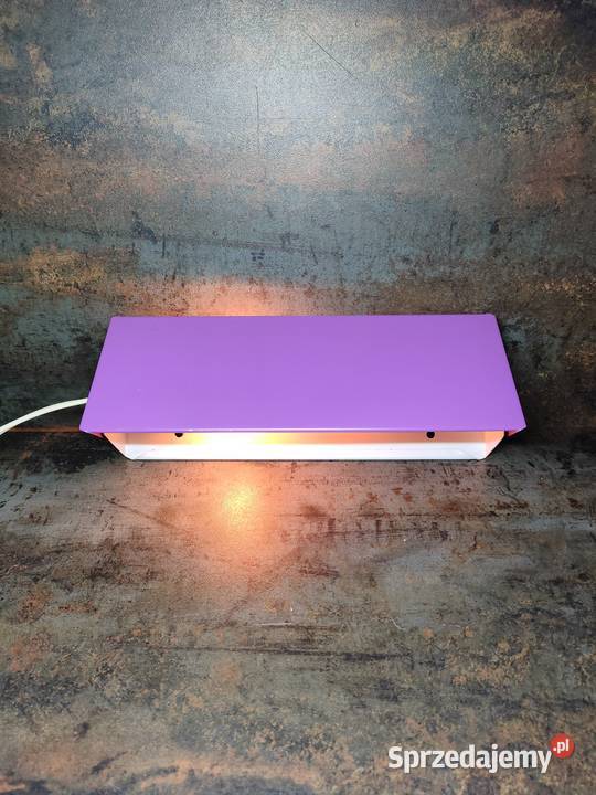 Kinkiet Modernizm lata 70 vintage PRL Oświetlenie