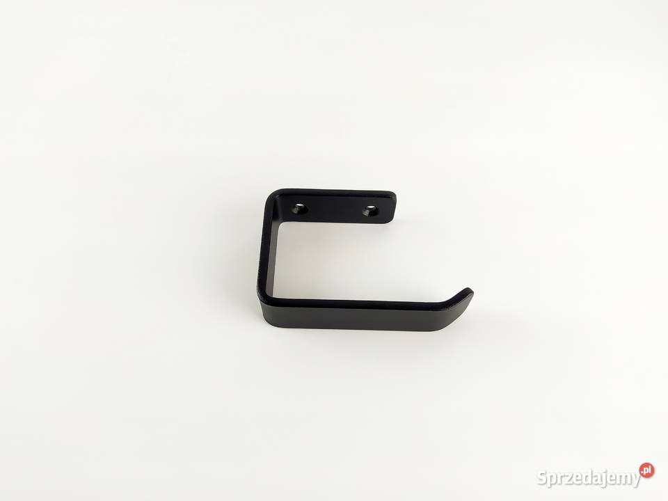 Uchwyt wieszak na papier toaletowy czarny Kraków