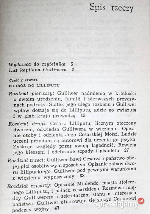 Podróże Guliwera Jonathan Swift Pozostałe Chełm sprzedam