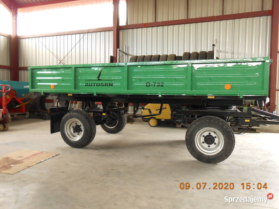 Przyczepa wywrotka Autosan D734 ładna nowa Przyczepy rolnicze lubelskie Zamość