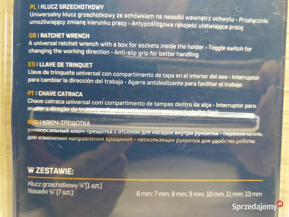 NAJTANIEJ Klucz Grzechotkowy 14 Nasadki 7 Zabrze