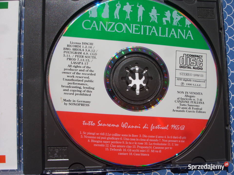 skladanka CD CANZONE ITALIANA 2 CD 19581969R Wołów