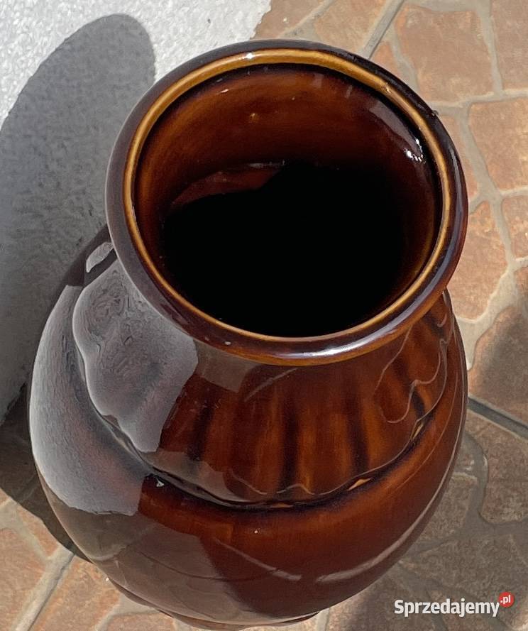 Pruszków wazon ceramiczny duży PRL