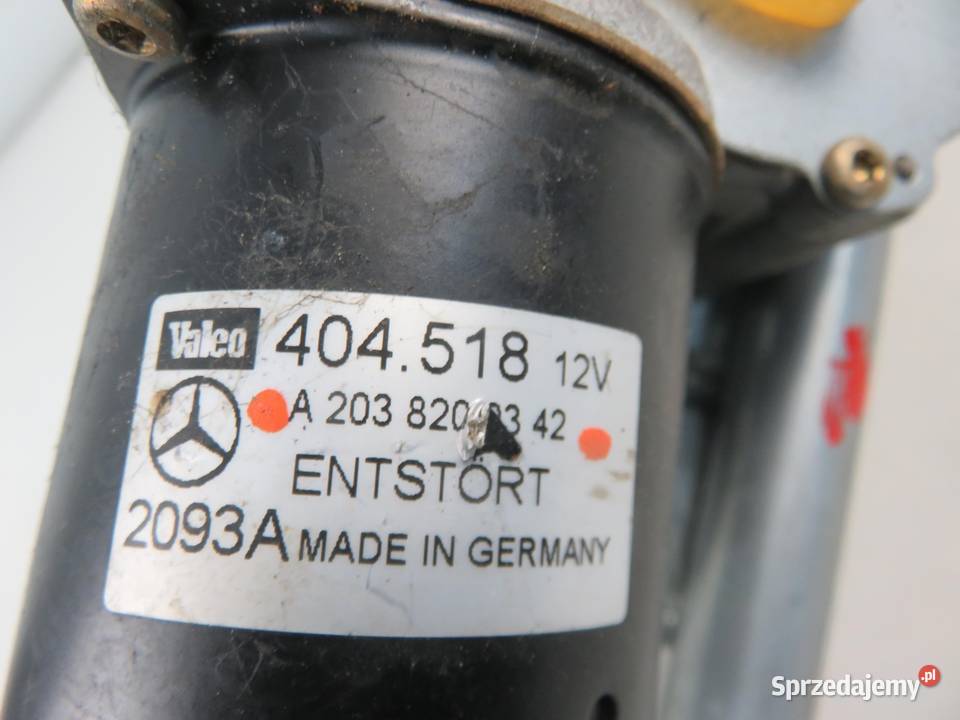 MECHANIZM WYCIERACZEK MERCEDES W203 A2038200342