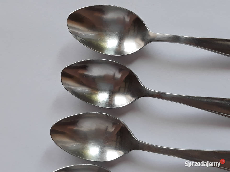 Łyżeczki do herbaty 2 KŁOS Gerlach sztućce PRL śląskie Dąbrowa Górnicza