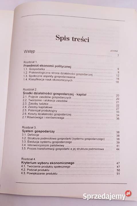 ZARYS TEORII EKONOMII Kazimierz Meredyk biznes, nauki ekonomiczne Hajnówka