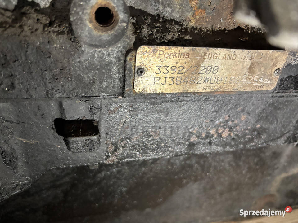 Perkins 33922200 Silnik Blok Wał Koło Pasowe