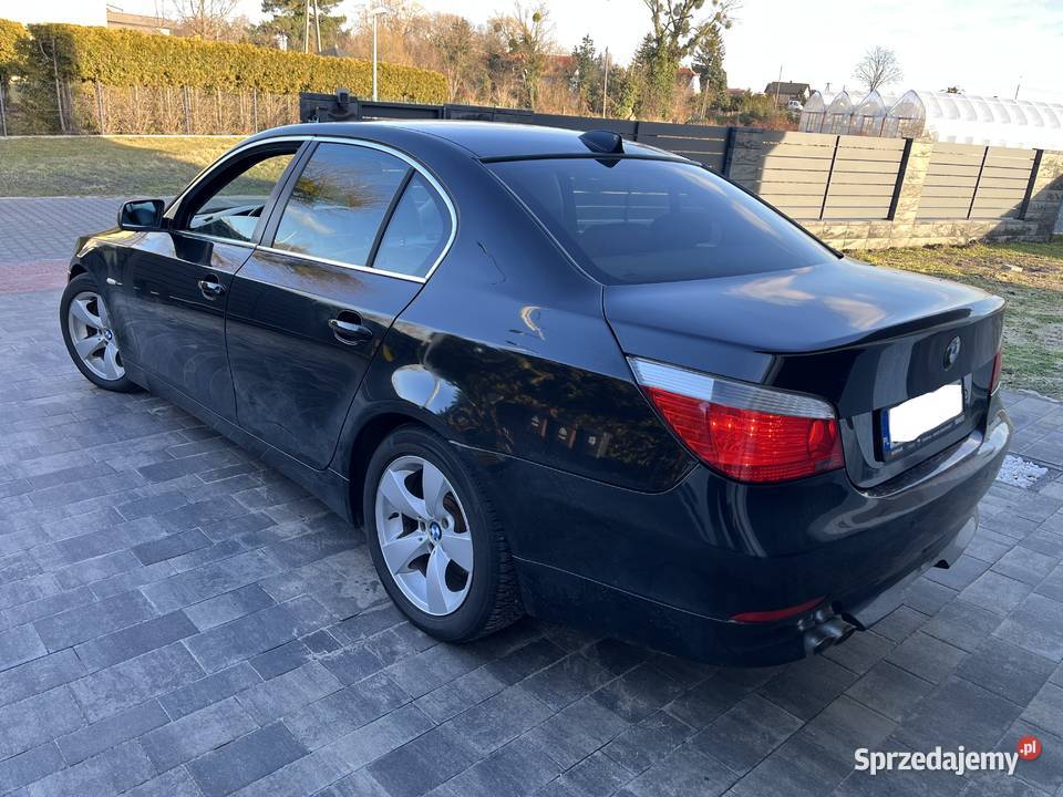 BMW E60 30D Automat Czarna Sedan Zadbana automatyczna Toruń