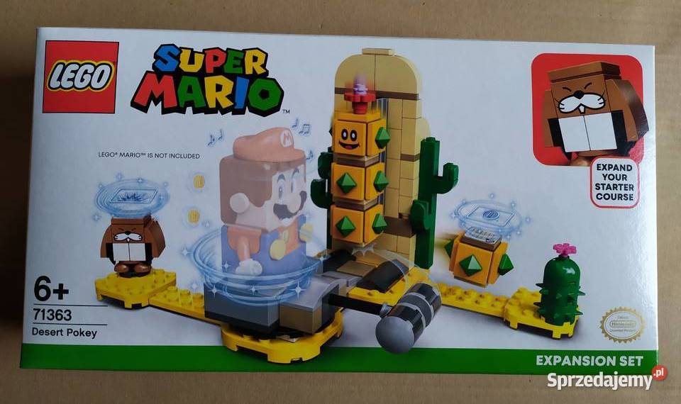 LEGO SUPER MARIO Desert Pokey 71363 Łódź
