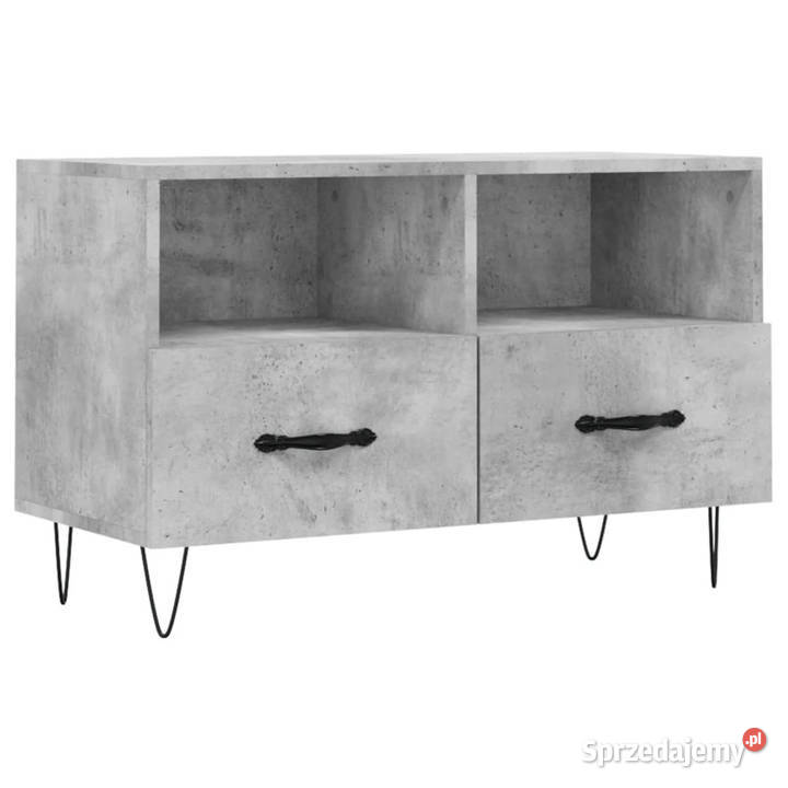 Szafka pod TV szarość betonu 80x36x50 WM828968 sprzedam