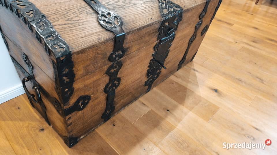 Stara oryginalna skrzynia XVIII wieczna łódzkie sprzedam