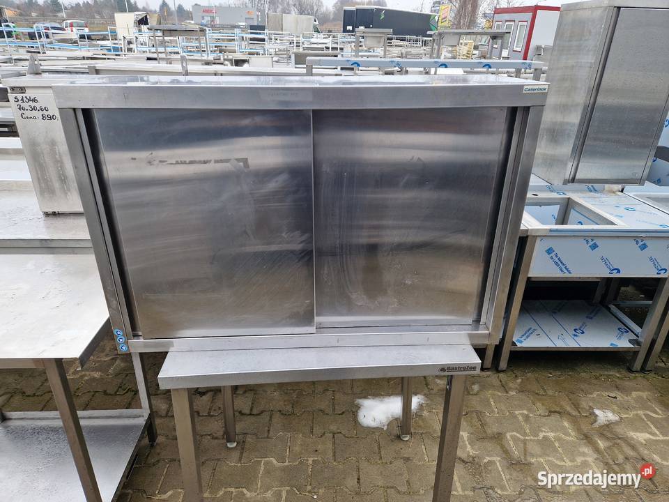 Szafka Wisząca Stal Nierdzewna Drzwi Suwane Ostrów Wielkopolski sprzedam