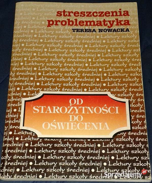 starożytności do oświecenia Nowacka Teresa Chełm