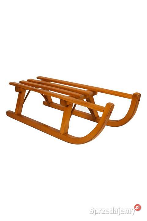Sanki drewniane dekoracyjne stare Klasyk Retro