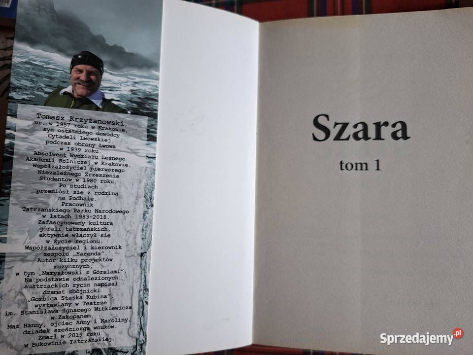 Szara t1 i 2 Tomasz Krzyżanowski miękka Kraków sprzedam