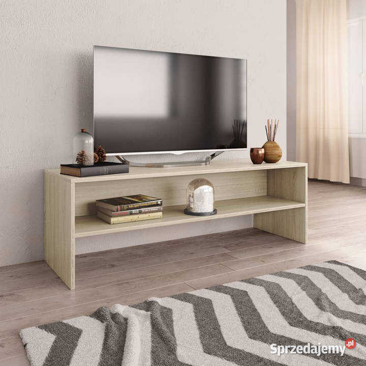 Szafka pod TV dąb sonoma 120x40x40 materiał Warszawa