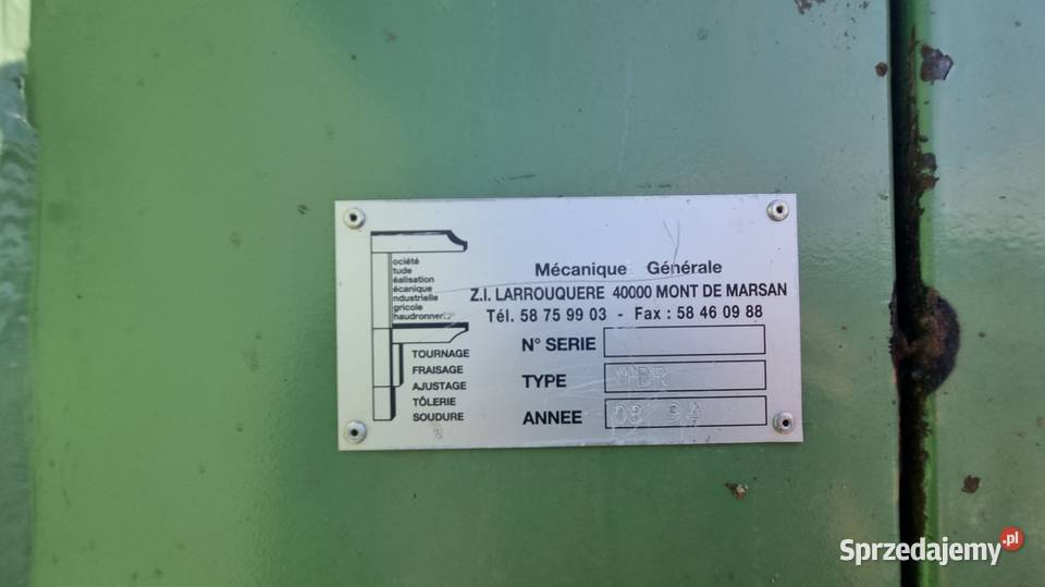 Obtaczarka do drewna SERMIAC MBR Karsin