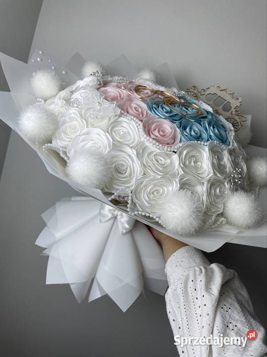 Wieczne róże bukiet handmade prezent niej Wrocław