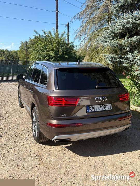 Audi Q7 30 benzyna 333 Quattro 2017r automatyczna Wieliczka