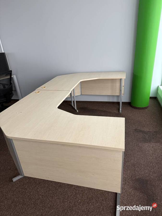 Biurka drewniane narożne biurowe Warszawa sprzedam