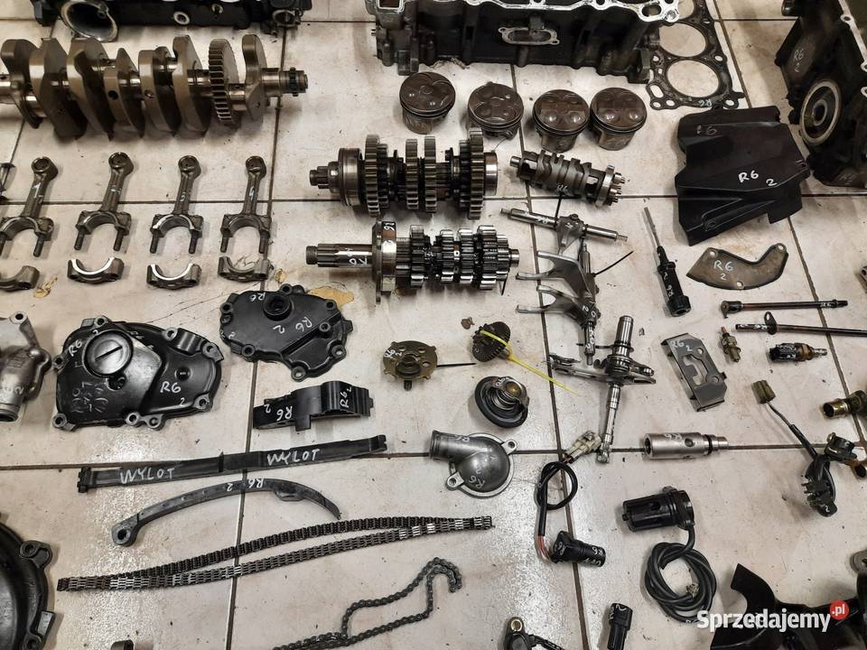 Yamaha r6 silnik części RJ05 głowica wał dolnośląskie Jelenia Góra