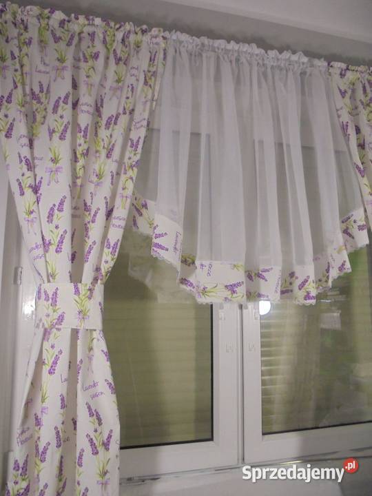 firanki komplety na okno zazdrostki SZYJEMY NA biały