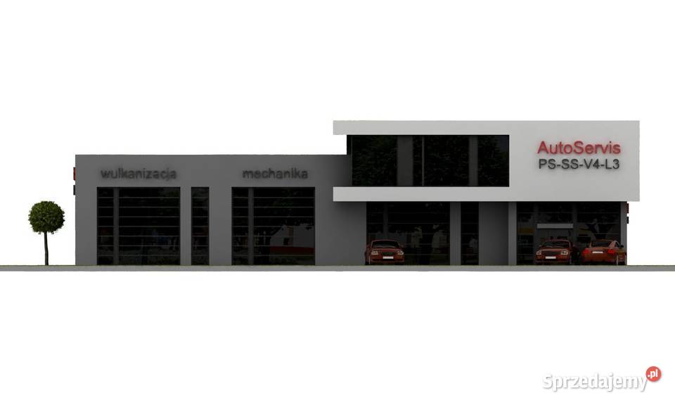 SSV4L3 projekt serwisu samochodowego Wrocław