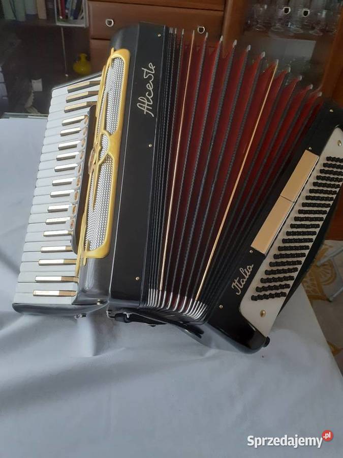 Ładny akordeon włoski 120 b 4 chóry sprzedam Łódź