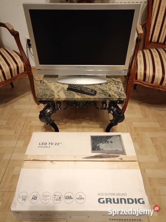 Telewizor Led GRUNDIG 22 Cale USB Full HD 22cale Elektronika Drawski Młyn sprzedam