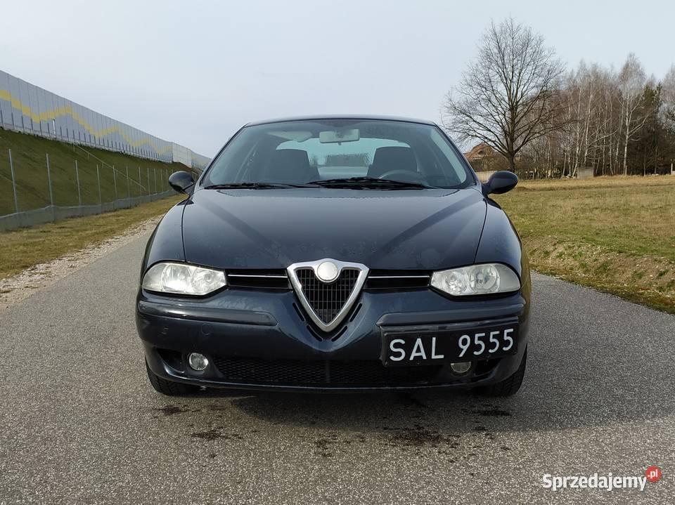 ŁadnaAlfa156TSpark16Benz1WłascCzarnaSprawna pierwszy właściciel 156 Zduńska Wola