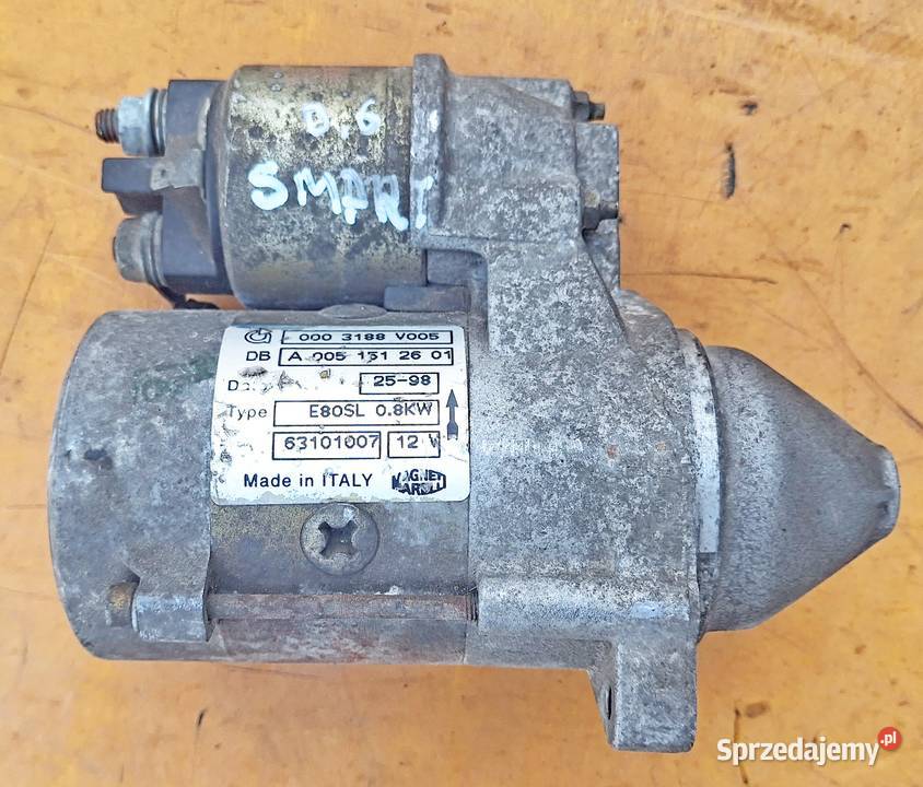 MERCEDES ROZRUSZNIK 0003188V005 SMART 600T Układ elektryczny mazowieckie Radom