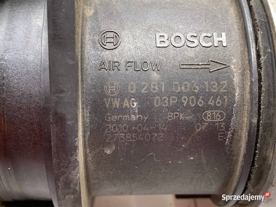 PRZEPŁYWOMIERZ VW POLO V 03P906461 12 75 CZUJNIK osobowe