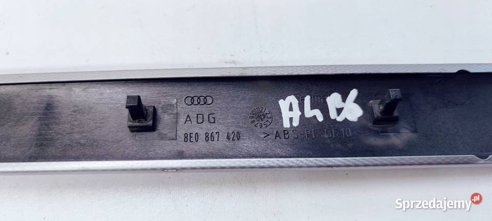 LISTWA DEKORY DRZWI P T AUDI A4 B6 B7 8E0867420