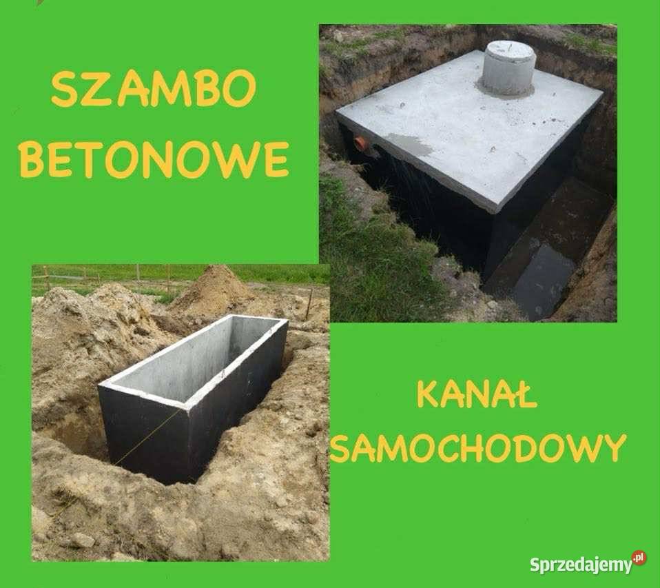 Szambo Betonowe Zbiornik Betonowy INOWROCLAW