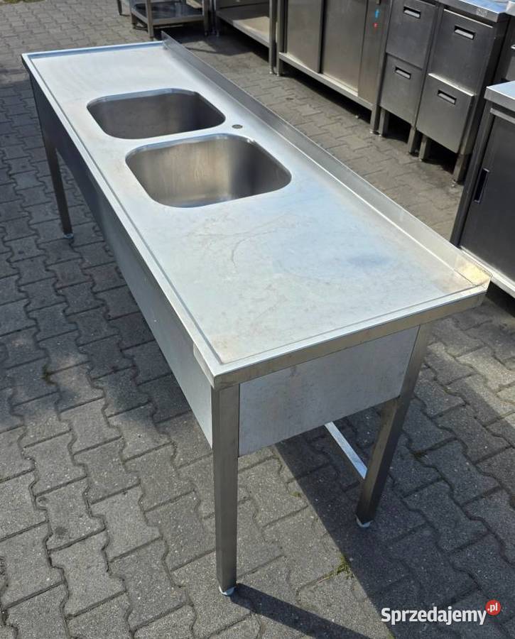 Zlew 2 Komorowy Z Blatem Roboczym 2006085 M1033 Gastronomia wielkopolskie Nowe Skalmierzyce