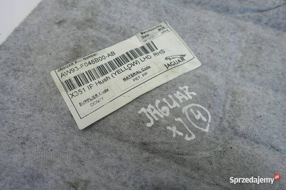 Jaguar XJ X351 WYGŁUSZENIE KONSOLI deski Pozostałe Rudka sprzedam