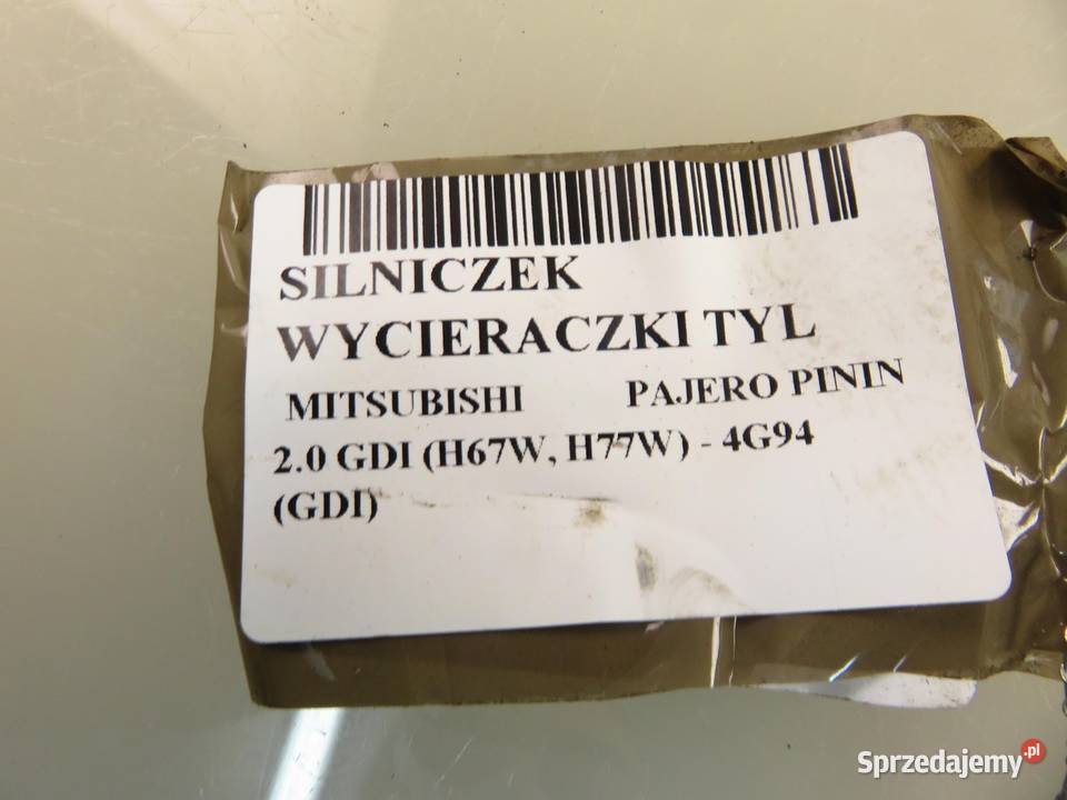 SILNICZEK WYCIERACZKI TYŁ MITSUBISHI PAJERO Wycieraczki i spryskiwacze