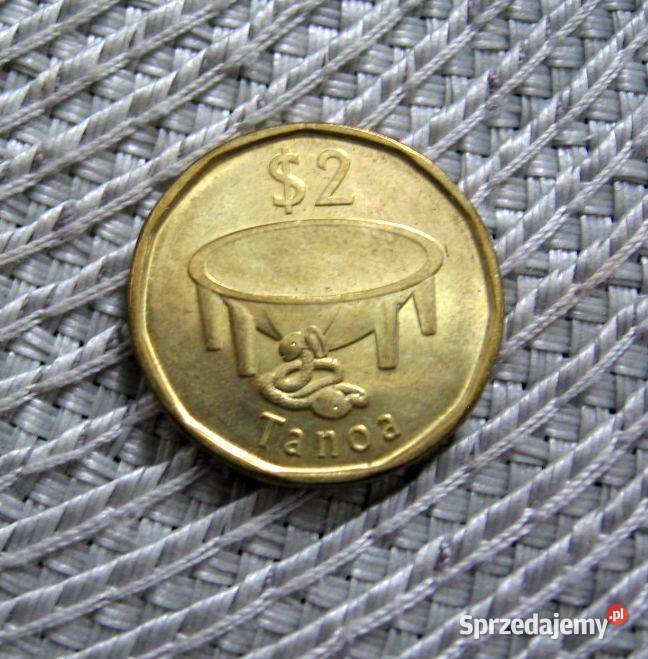 Fidżi 2 Dolary 2012r Ładna wielkopolskie Kalisz sprzedam