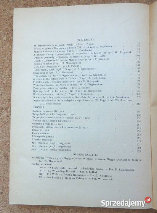 G Wierchy 1954 rocznik 23 Warszawa