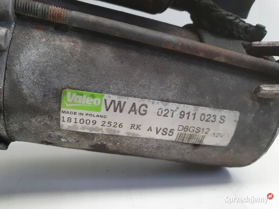 VW Polo IV 12 6V ROZRUSZNIK valeo 02T911023S Janów sprzedam